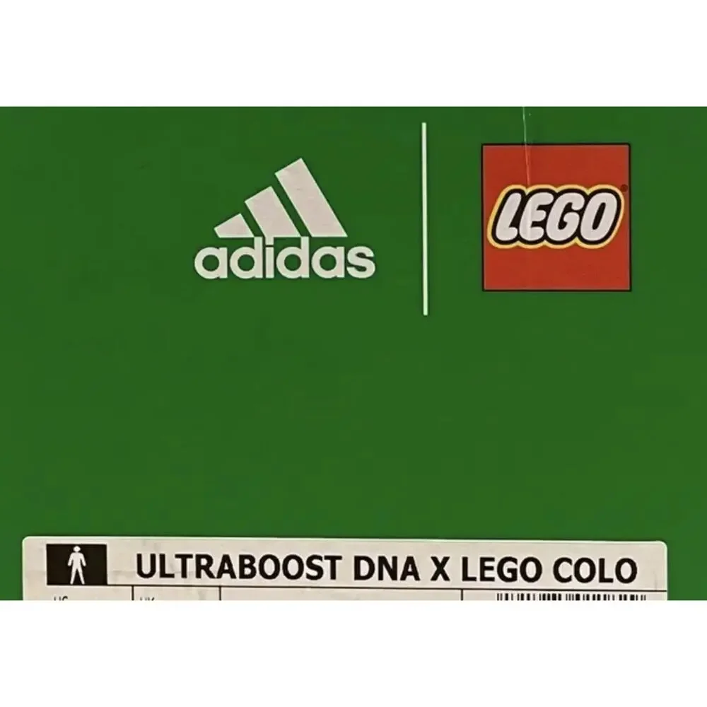 Adidas Ultraboost DNA x Lego Limited Rare Shoes Green Black Mens Size 9 NEW